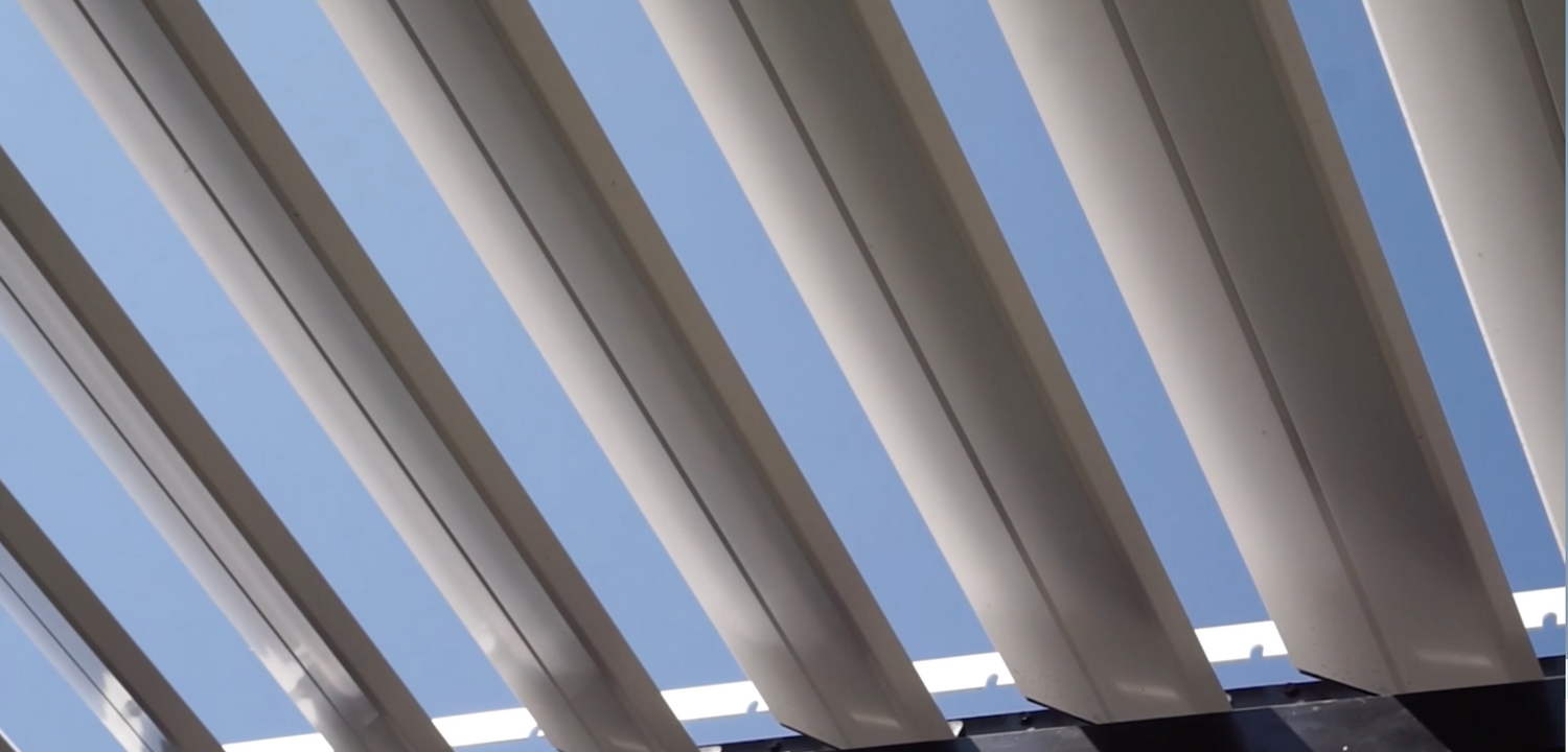 louvered roof pergola