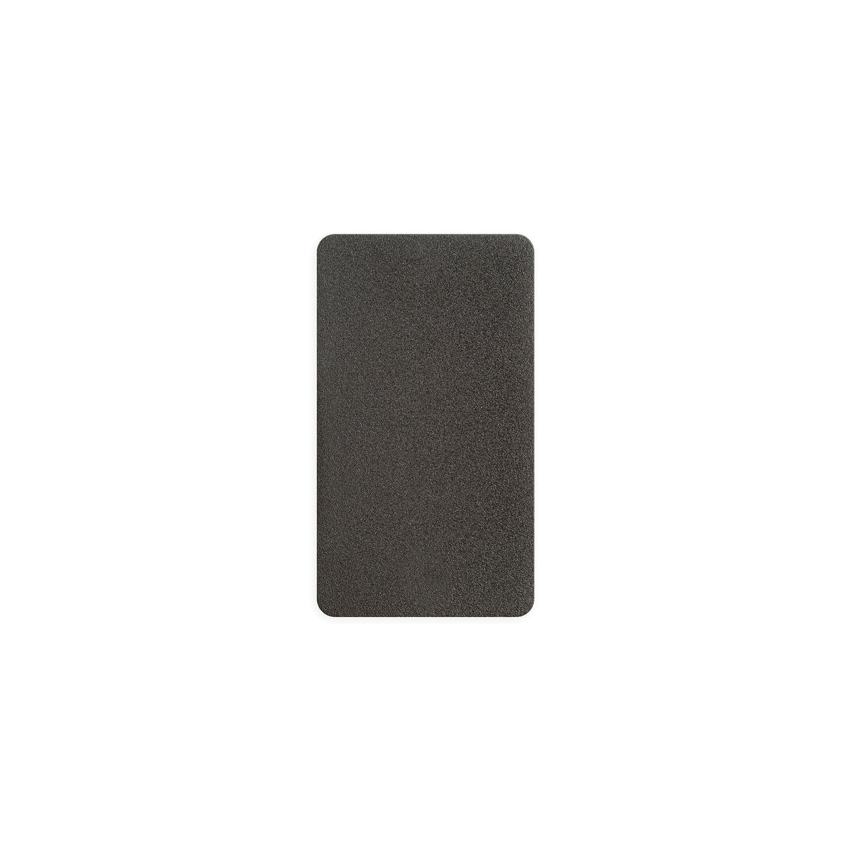 Dark gray textured finish sample for louvered pergola frame