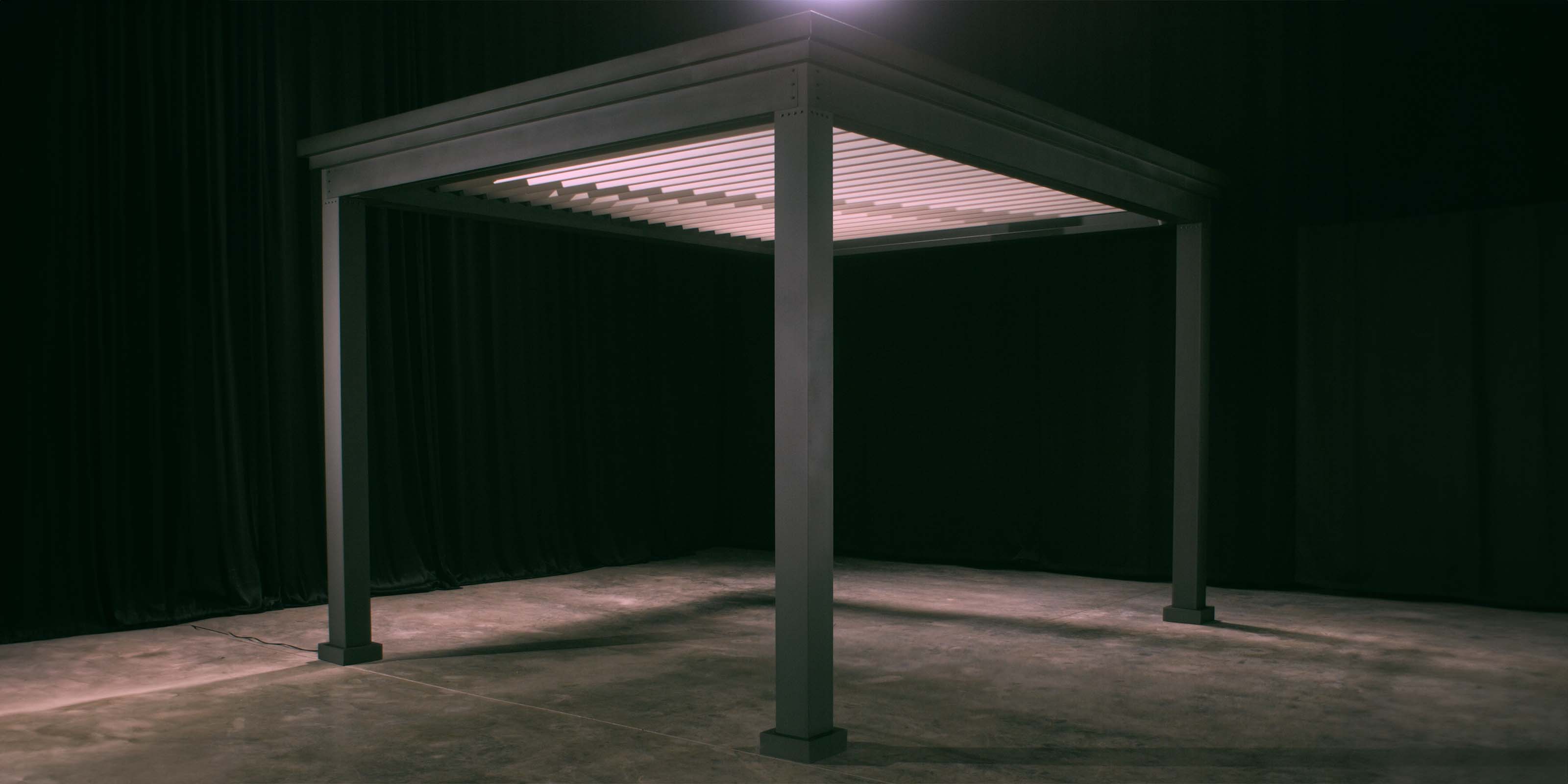 Luxury Pergola Kit with black background