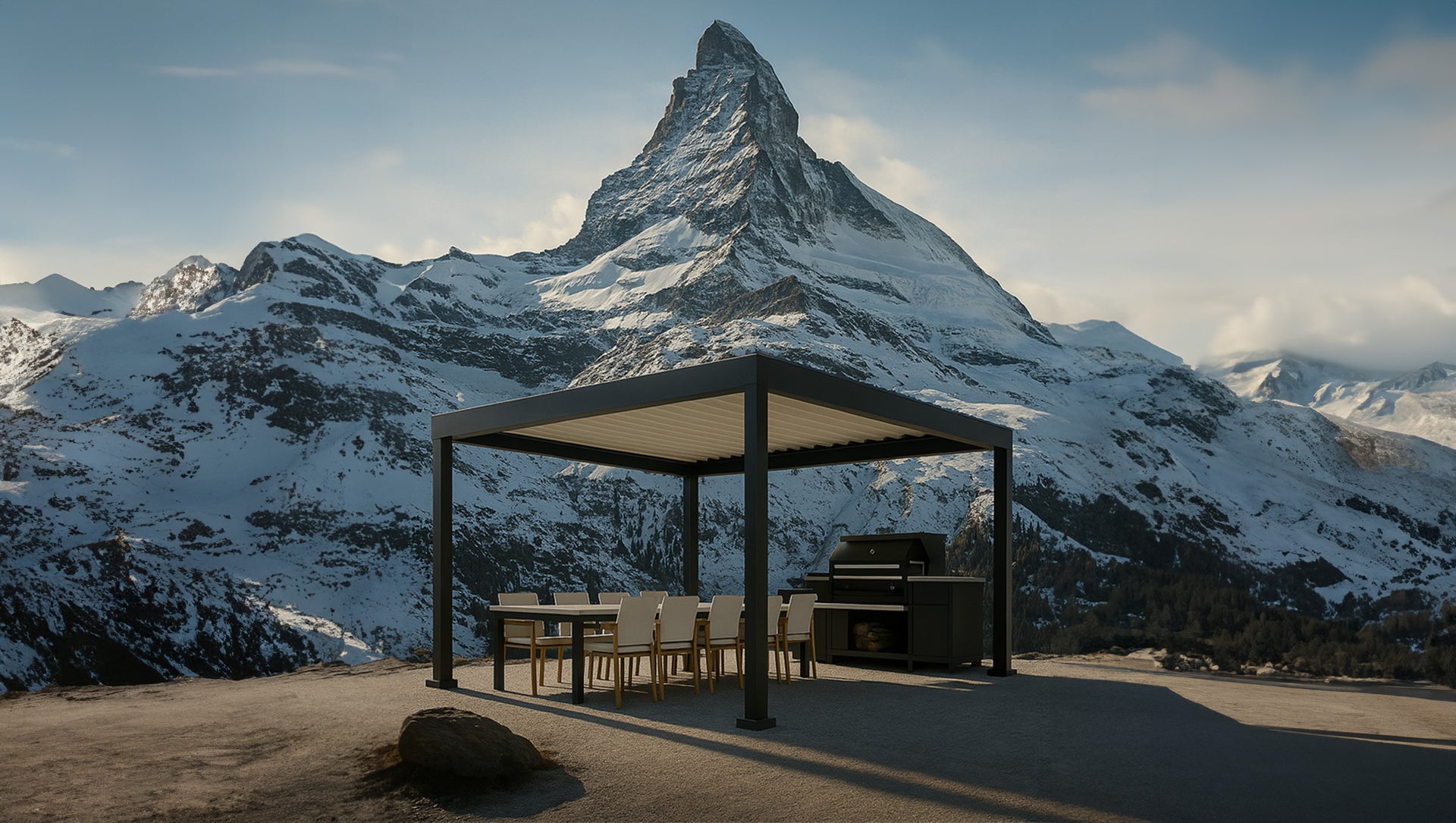 The Luxury Pergola on a Mountain