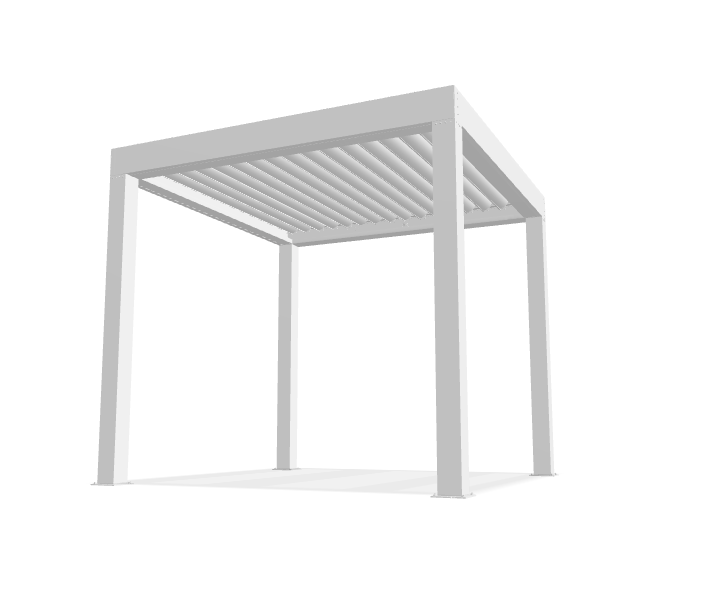 8'0" x 8'0" Louvered Pergola