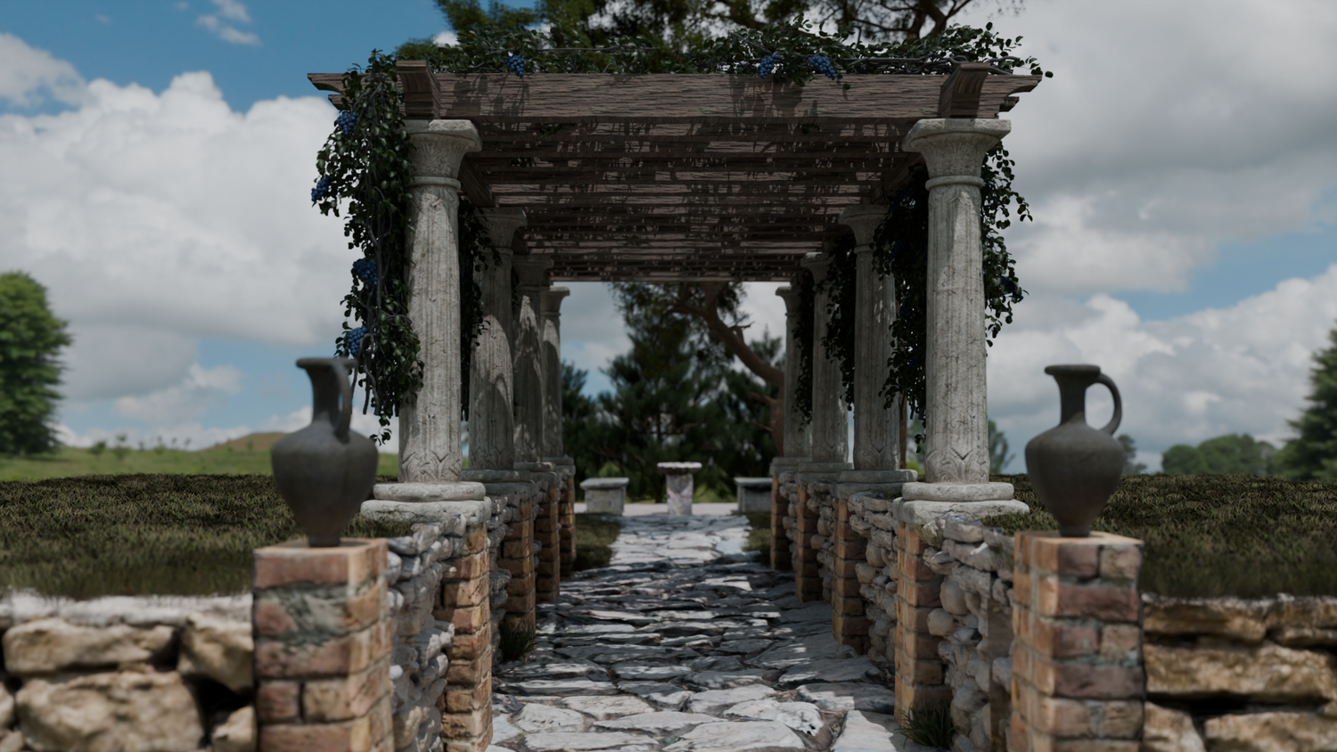 Ancient Pergola designs