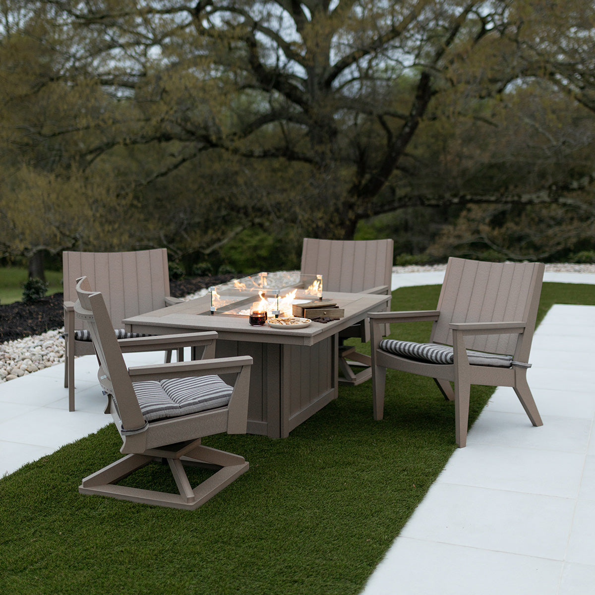 Rectangular Fire Pit Table