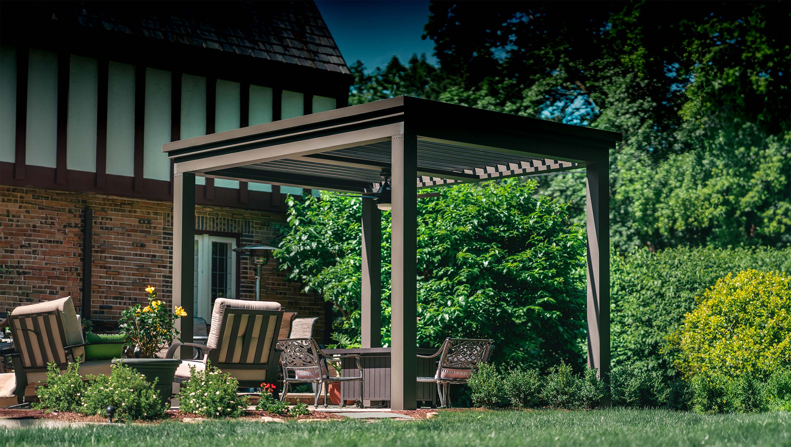 Luxury Pergola in backyard