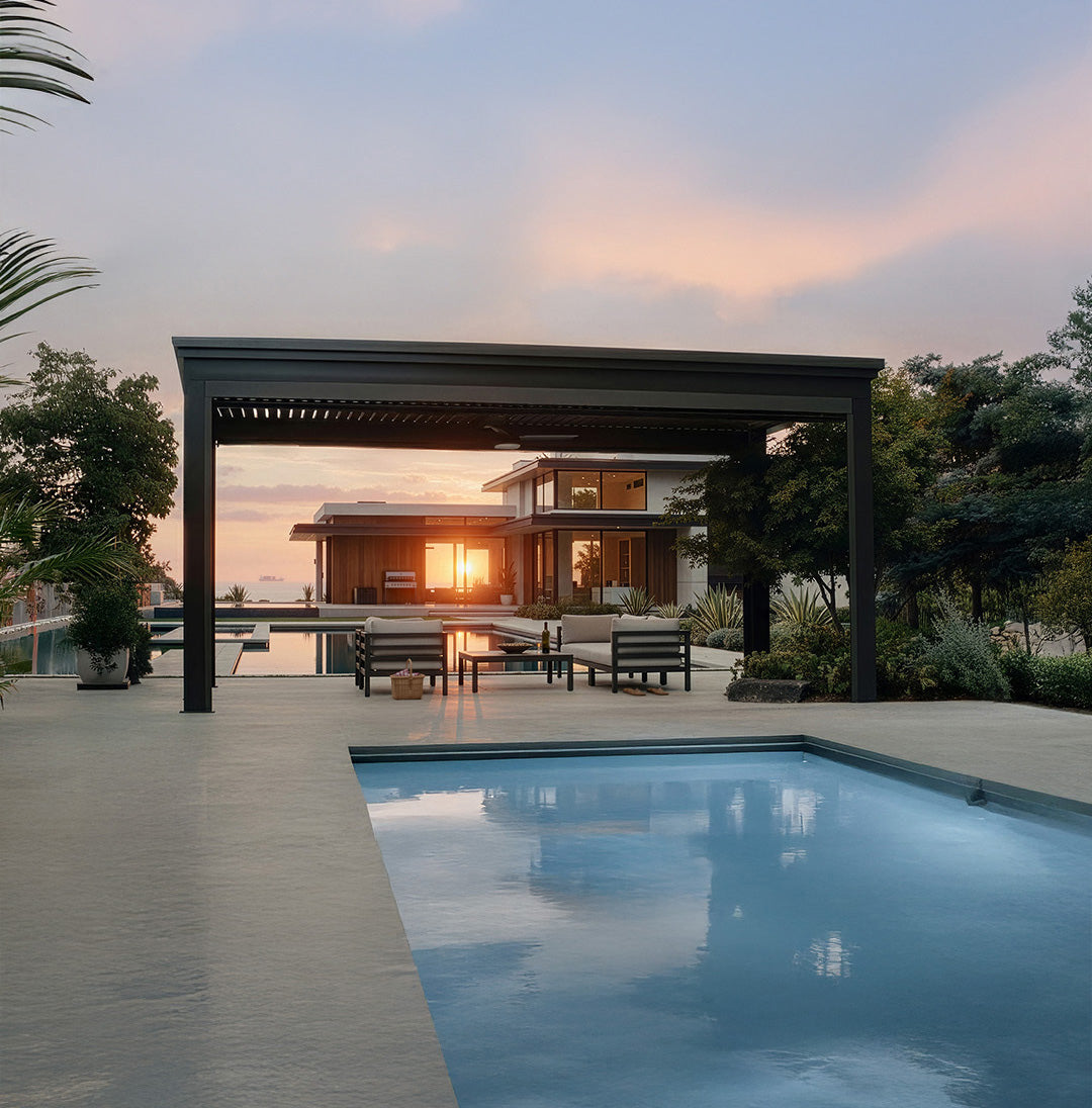 Custom pergola installation